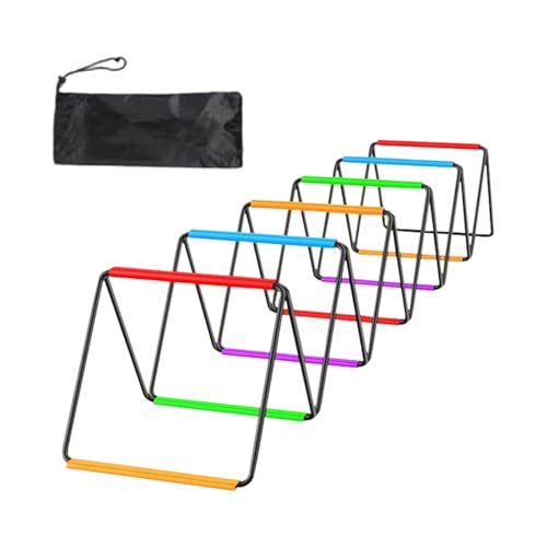 Agility Ladder, Football Ladder, Foldable Jumping Hurdles, Agility Training Equipment for Foot Exercises - size: 12 Grids
