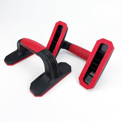 Push Up Bar Detachable Portable Lightweight Pushup Handles with Non-Slip Base & Ergonomic Grips for Home Gym Workout Chest, Arms, Abs - color: Yellow