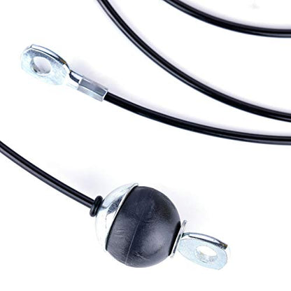 Fitness Pulley Cable,Replacement Cable Machine Accessories,Cable Pulley Attachments for Gym -Thick 5mm(0.2inch) Heavy Duty Steel Wire Rope for Home Gym Cable