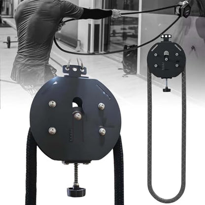 Endless Rope Trainer, Portable Pulley System For Full Body Workout With 3-30kg (6.6-66lb) Adjustable Resistance, Full Body Home Gym Equipment For Strength, Cardio, Hiit, Grip
