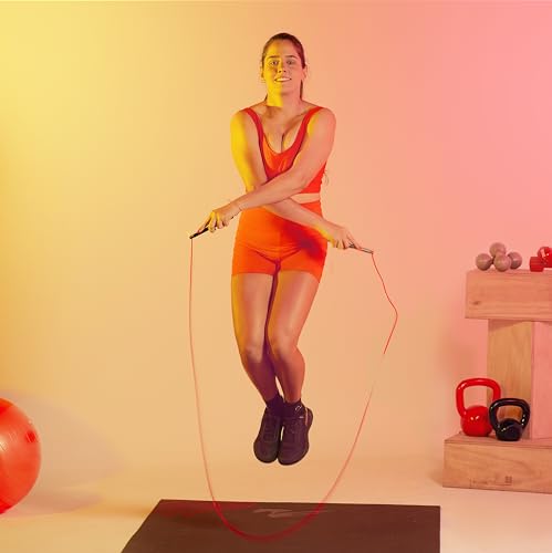 Freestyle PVC Jump Rope Bundle - Premium Quality Adult Jump Ropes for Fitness - Lightweight Cardio Skipping Jump Rope for Exercise and Training - Unbreakable Grip Tape Handles - color: Silver