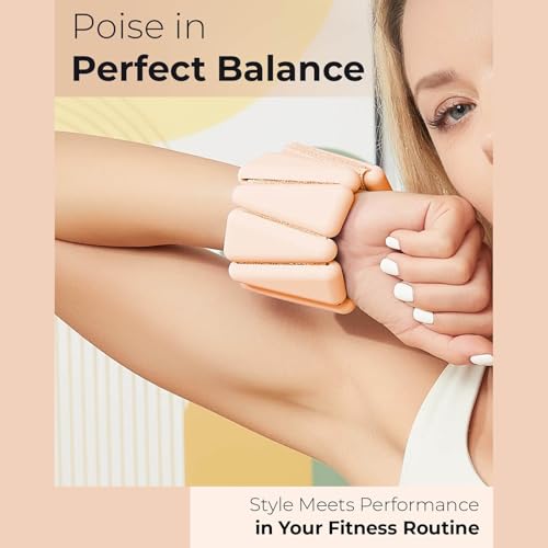 Adjustable Silicone Ankle Wrist Weights Strap for Wrist Leg and Ankle Training Providing Customizable Resistance Levels - color: Pink