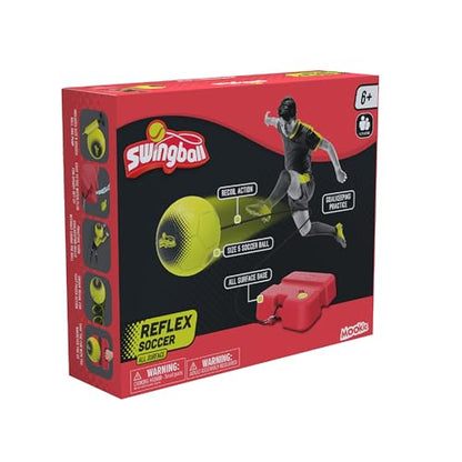 Swingball Reflex Soccer Football Training Aid, Outdoor Activities, Garden Games, Football Practice, Football Game, Swingball Football, Suitable for Boys and Girls Aged 6 Years+