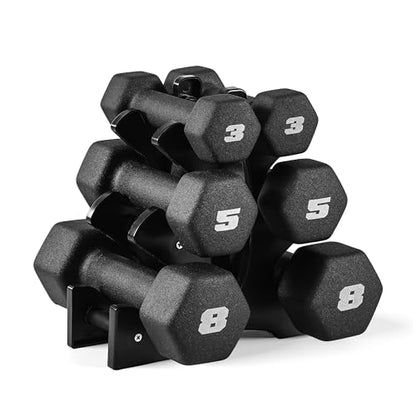 CAP Barbell Neoprene Dumbbell Weights Pairs & Sets | Black - style: 32 lb Set
