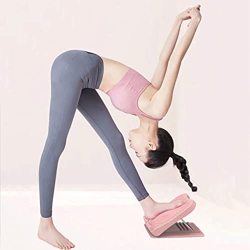 Folding Stretch Board Muscle Leg Calf Stretch Board Home Stand-up Slimming Stretch Yoga Fitness Sports Auxiliaryboard (Color : Green)