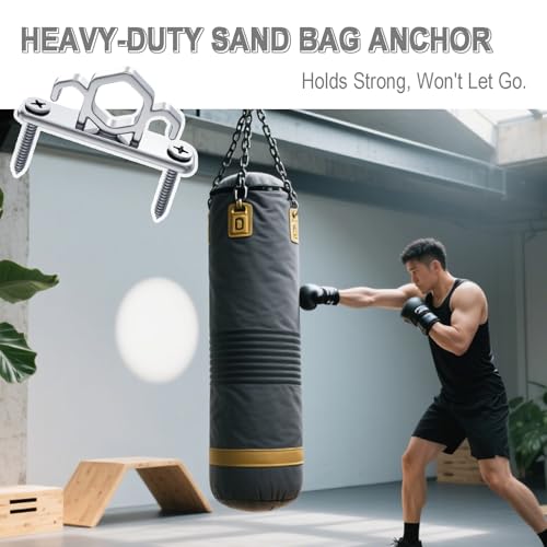 Resistance Band Wall Anchors Heavy Duty Wall Mount Workout Anchors for Exercise Bands, Space-Saving Home Gym Workouts, Strength Training, Durable Steel Construction