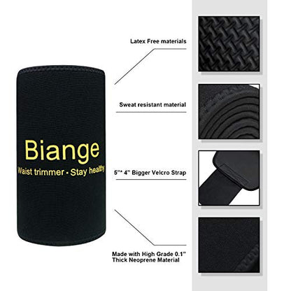 Waist Trainer for Women Men Sweat Belt Waist Trimmer Belly Band Stomach Wraps