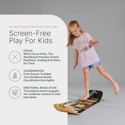 GIBBON SlackBoard, Balance Board Kids & Adults, Slackline Balance Trainer - color: Butterfly - 1 Line