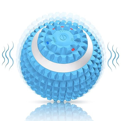 Vibrating Massage Ball for Pain Relif, Lacrosse Balls Deep Tissue Trigger Point Therapy for Plantar Fasciitis Pain Relief, Muscle Pain for Myofascial Release Ball - color: Blue