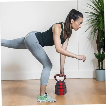 Adjustable Kettlebell Converter Handle Non-Slip Dumbbell Grip for Home Gym