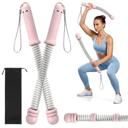 Adjustable Ropeless Battle Ropes for Home Gym, Heavy Duty Cordless Ropes Portable Arm Exerciser Rope Quiet Exercise Equipment with Variable Resistance Cardio & Muscle Training for HIIT