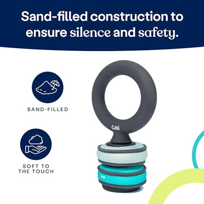 Cubii Build Adjustable Kettlebell Set - Includes Two Cubii SoftRings Removable Interchangeable Soft Weights