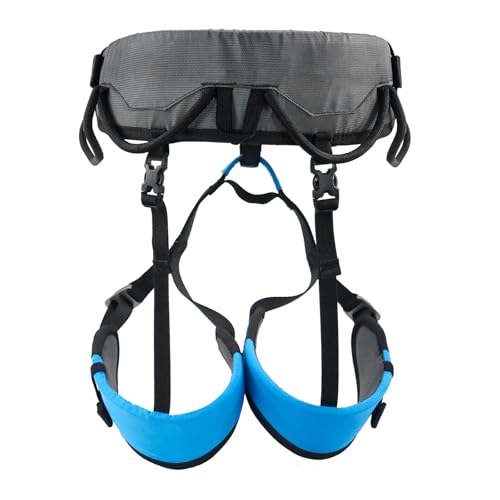 NewDoar Climbing Harness, Mountaineering Rock Climbing Harness, Men Women Tree Ice Climbing Half Body, Safety Belt Rappelling - size: Small