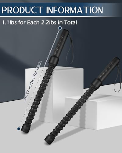 Ropeless Battle Ropes, Cordless Battle Ropes Alternative Workout Equipment for Home Gym, Heavy Duty Portable Weighted Wireless Rope Lightweight Device HIIT, Portable Training Flow Rope for Men & Women