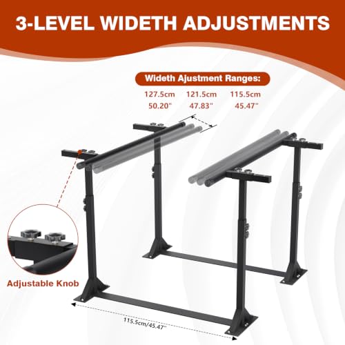 Parallel Bars for Physical Therapy 670LBS Steel Adjustable Height & Width