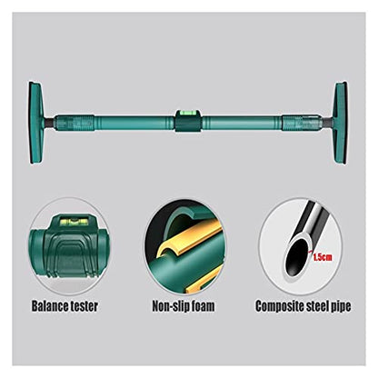 Pull Up Bars Portable Pull-up Bar-no Screws, 71-85cm Adjustable Home Fitness Horizontal Bar Set, Children's Physical Training Fitness Bar