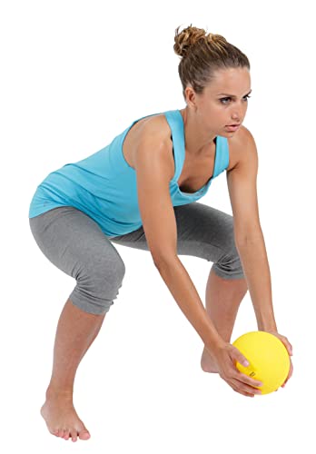 Gymnic Heavymed 2 Medicine Ball, 15cm/2 kg/4.4 lb, Yellow - color: Yellow, size: 2 kg