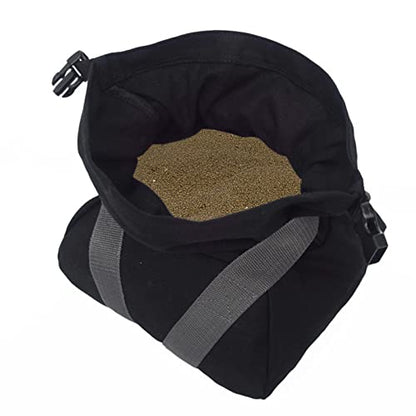 Workout Sandbag with Ergonomic Handle, Tear Canvas Training Sandbag, Adjustable Weight 0-25lbs for Fitness Exercise, Durable Weightlifting Sandbag for Home Gym and Outd