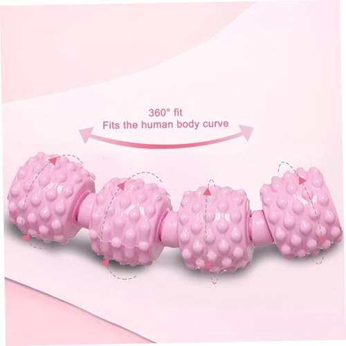 Leg Roller, 360° Anti-Cellulite Manual Muscle Roller Stick with 12 Wheels for Relaxation Muscles, Wrist, Hand, Foot, & Thigh Massage Leg Rollers for Muscles