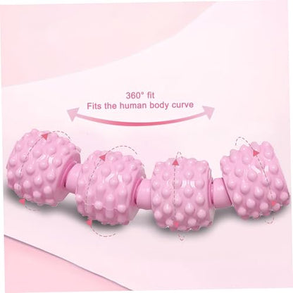 Leg Roller, 360° Anti-Cellulite Manual Muscle Roller Stick with 12 Wheels for Relaxation Muscles, Wrist, Hand, Foot, & Thigh Massage Leg Rollers for Muscles
