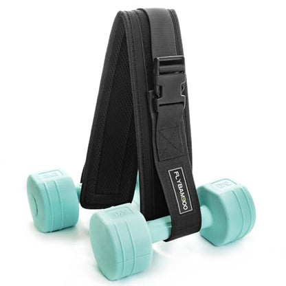 Hip Thrust Belt for Dumbbells,Booty Belt for Hip Thrust Slip-Resistant Padding - color: Black
