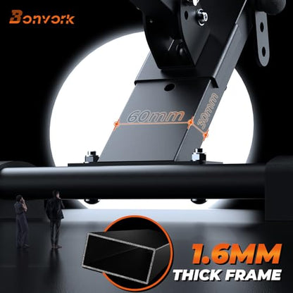 800LBS Adjustable Weight Bench - Foldable Workout Bench Press with 20.5'' Extended Base for Home Gym, Folding Decline Incline Strength Training Bench for Full Body Exercise - 2026 Version