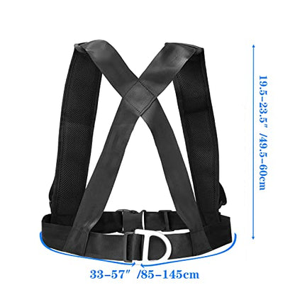 Youth Sled Harness,Sled Harness for Kids with Pull Strap, Tire Pulling Resistance Speed Training
