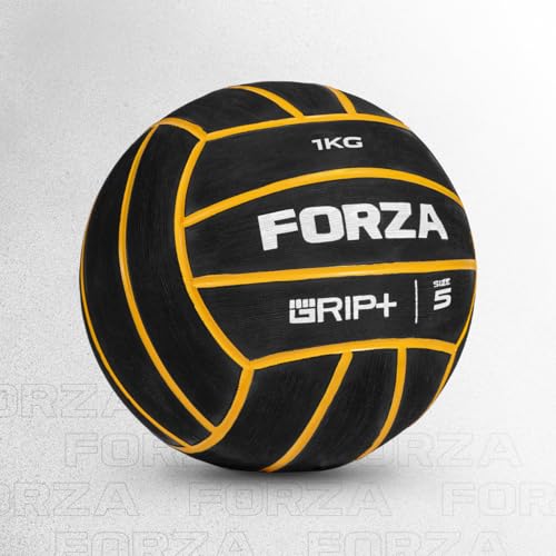 FORZA Weighted Water Polo Ball – Strength & Endurance Training, Premium Rubber, Grip+ Technology