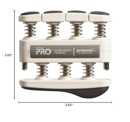 Prohands PRO Hand Exerciser, Finger Exerciser (Hand Grip Strengthener), Spring-Loaded, Finger-Piston System, Isolate and Exercise Each Finger