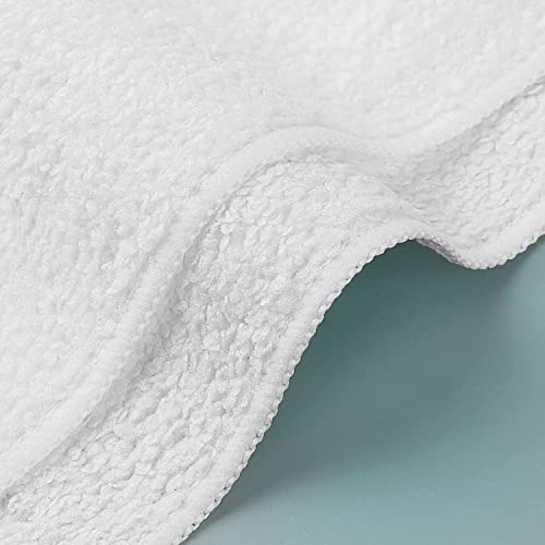 Orighty Washcloths Bulk Towels Set 50 Pack, Highly Absorbent and Soft Feel Microfiber Face Cloths, Multi-Purpose Wash Cloths & Hand Towels for Bathroom, Hotel, Spa, and Gym, 12x12 Inch - color: White