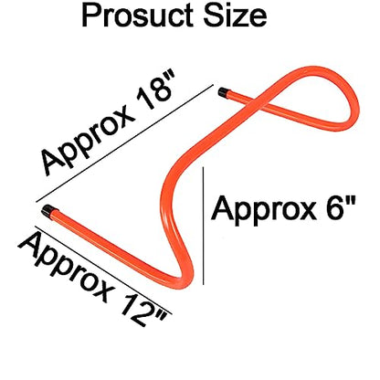 12 Hurdles Training Speed Agility Training Durable with 10 Marker Cone