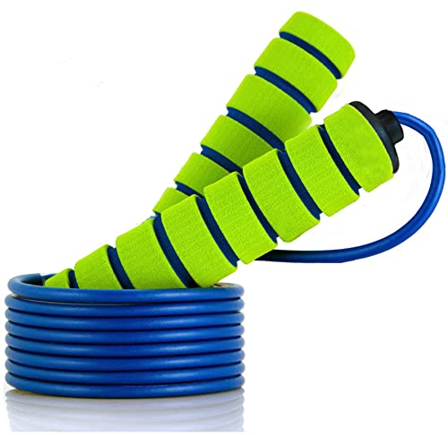 Jump Rope, Jump Ropes for Kids, 2 Pack Kids Jump Rope Lightweight &Adjustable &Durable jumping rope for Fitness-Speed Jump Rope for Women Men Youth, Foam Grips Handles for, Workout