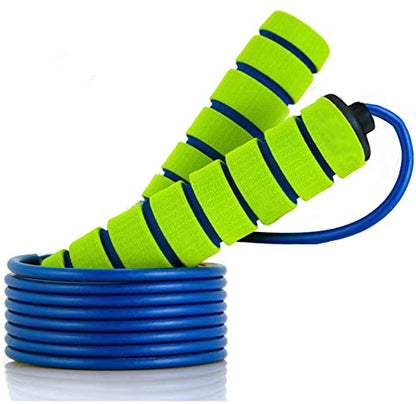 Jump Rope, Jump Ropes for Kids, 2 Pack Kids Jump Rope Lightweight &Adjustable &Durable jumping rope for Fitness-Speed Jump Rope for Women Men Youth, Foam Grips Handles for, Workout