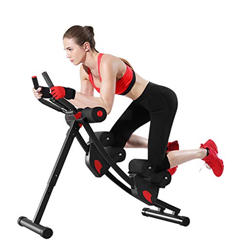 ab machine, ab workout equipment for home gym, Height Adjustable ab trainer, foldable fitness equipment. - style: ab machine