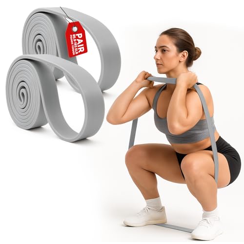 EliteFTS Pro Resistance Band - Boost Core Stability and Flexibility with This Portable, Joint-Friendly Tool - size: Pair, style: PRO AVERAGE RESISTANCE BAND