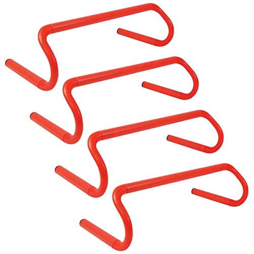 4 Pack Agility Speed Training Hurdles- 6" Detachable Agility Training Hurdles- Sports Practice Equipment for Athletes, Soccer, Basketball