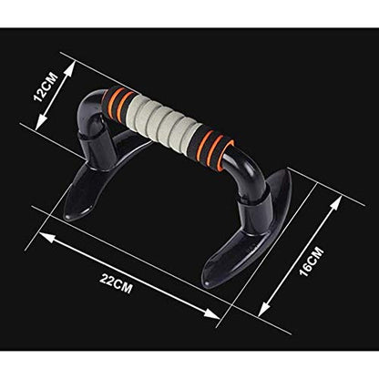 Push-up bracket-Perfect Muscle Push Up Pushup Bars Stands Handles Aid Equipment for Men and Women Pushups,Home Gym Fitness Exercise - color: Orange