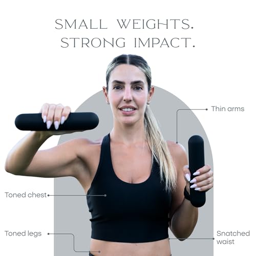 Dumbbell - Hand Weights for Exercise, Muscle Toning, Muscle Toning, Strength Building & Full Body Workout - color: BLACK, style: 2.2 lb