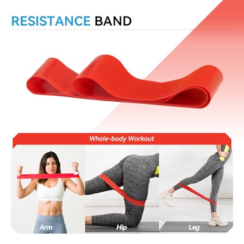 5 in 1 Foam Roller Set, High Density Fitness Exercise Foam Roller for Deep Tissue Muscle Massage, Massage Roller, Massage Ball, Resistance Band, for Whole Body(Orange)