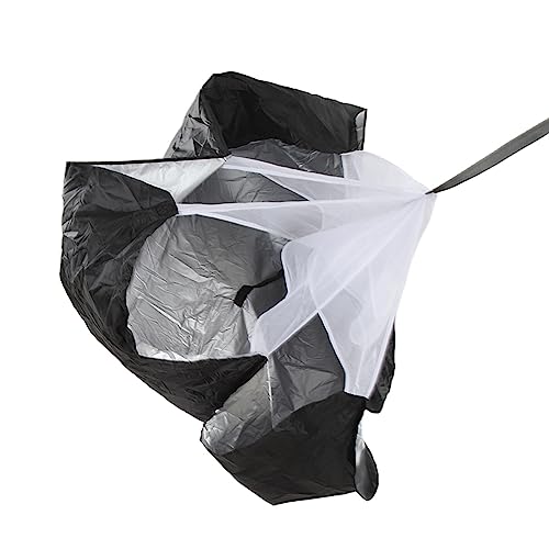 Running Speed Training Parachute, Resistance Sprint Chute for Track and Field, Football Soccer Speed Workout, Adjustable Belt with Storage Bag, Professional Grade Polyester Pongee