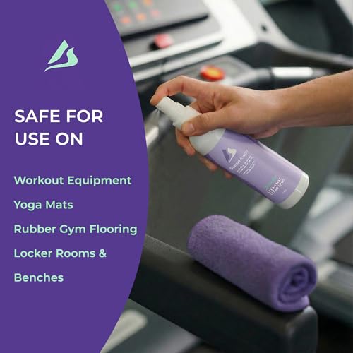 SwaytAway Fitness Mat Mist with Towel, 4oz Travel Size, 2 Pack, Lavender - size: 4 oz - 2 Pack