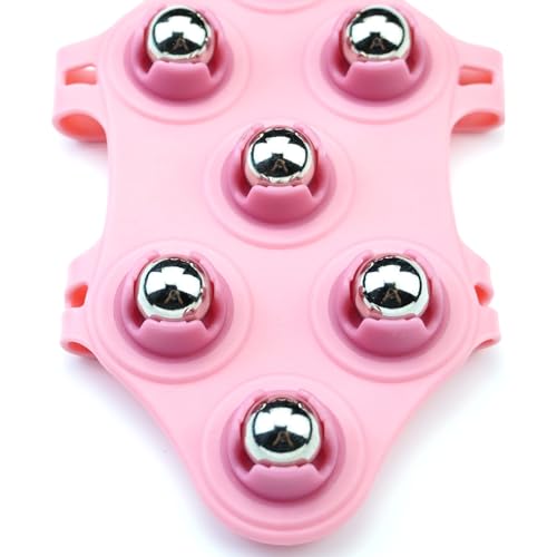 Massage Ball Roller, Hand Held Massager, Trigger Point Ball, Back & Foot Massager - Pink - color: Pink