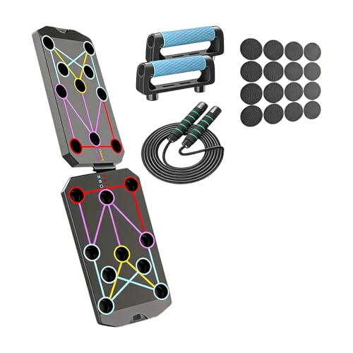 Multifunction Foldable Push Up Boards Portable Push Up Boards Fitness Equipment for Strength Training and Muscle Building Fitness Strength & Exercise Training Equipment - color: B