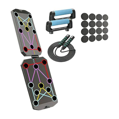 Multifunction Foldable Push Up Boards Portable Push Up Boards Fitness Equipment for Strength Training and Muscle Building Fitness Strength & Exercise Training Equipment - color: B