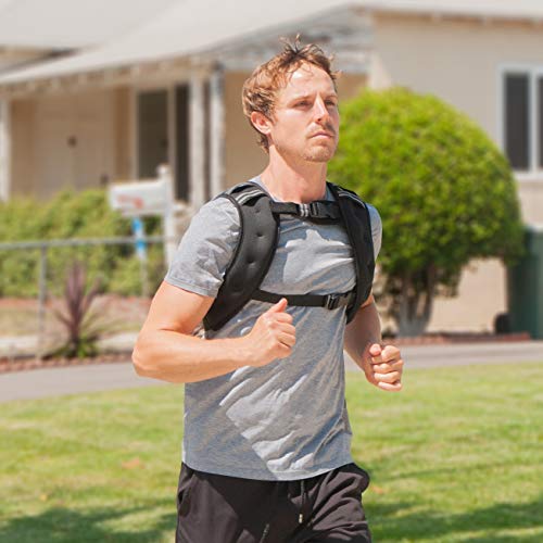 ProsourceFit Exercise Weighted Training Vest - Black - size: 10 lb