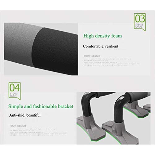 Pushup Bars Handles, Push Up Stand with Cushioned Foam Grip and Non-Slip Rubber Base Home Workout Equipment