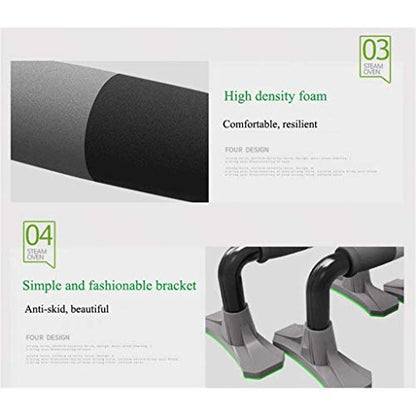 Pushup Bars Handles, Push Up Stand with Cushioned Foam Grip and Non-Slip Rubber Base Home Workout Equipment