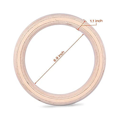 Birch Fitness Rings Gymnastic Rings Gymnastics Beam Full Body Strength Training Unbreakable