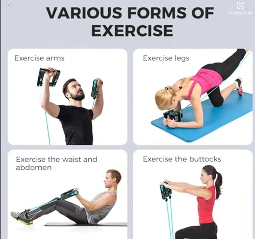 Foldable Abdominal Wheel Push-Up Board, Multi-Functional Core Workout Trainer, Portable Home Fitness Equipment for Abs, Arms, Chest & Full Body Exercise