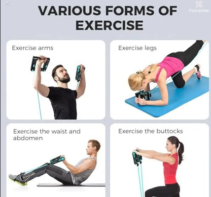 Foldable Abdominal Wheel Push-Up Board, Multi-Functional Core Workout Trainer, Portable Home Fitness Equipment for Abs, Arms, Chest & Full Body Exercise